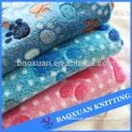 soft coral fleece promotional blanket cow 3d embossed fabric for rest blanket